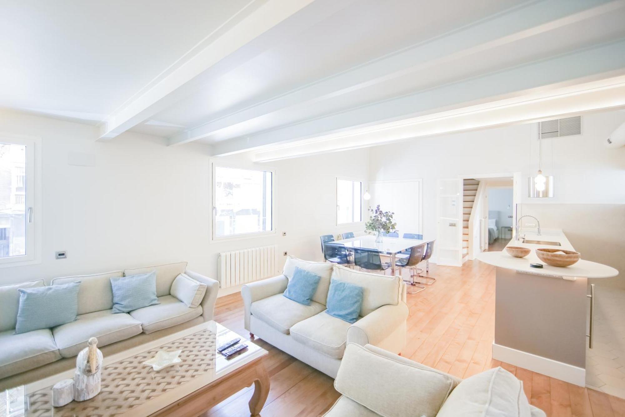 Duplex De Lujo Junto Al Bernabeu Real Madrid Villa Bagian luar foto